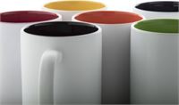 TAZZA CON INTERNO COLORATO PER INCISIONE